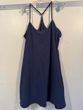 Outdoor Voices The Exercise Dress Navy Blue Size XXXL
